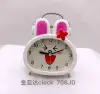 New iron bell alarm clock, cartoon bell alarm clock, small alarm clock and student alarm clock details Picture